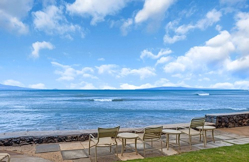Maalaea Condo | Oceanfront Ground Level 1BR Plantation Style