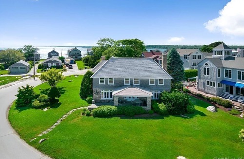 Groton Long Point House | Oceanfront home with private dock & large yardnn
