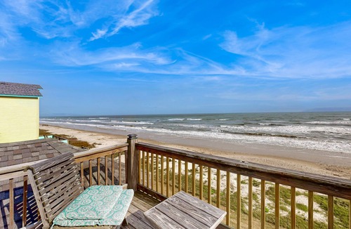 Gilchrist House | Oceanfront home with deck, gazebo & private balcony - dogs OK on the beach