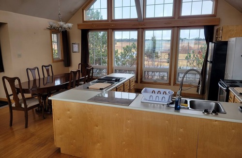 Saint John County House | Oceanfront - Million Dollar View with a Hot Tub!