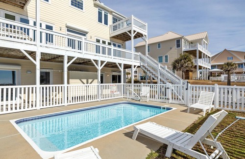 Emerald Isle House | Oceanfront Oasis with Private Pool, Beach Access & Stunning Views – Perfect for