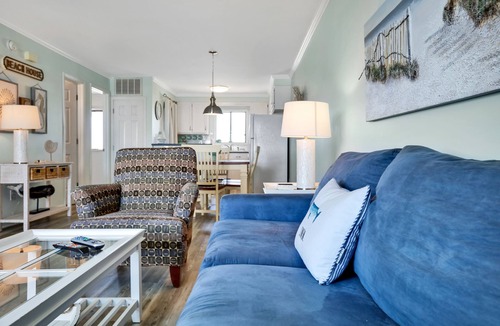 North Carolina Coast Condo | Oceanfront & Pool with gorgeous views from the large Deck - Sleeps 7
