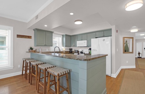 Isle of Palms Condo | Oceanfront, private balcony w/steps to beach & pool, located on main strip - Ocean Palms 103
