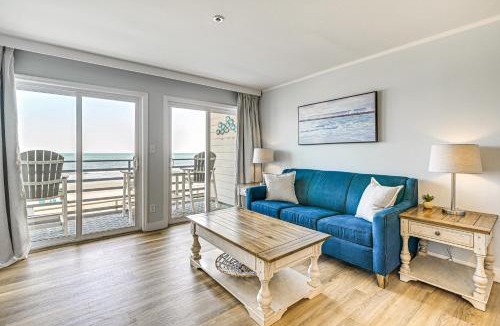 Garden City House | Oceanfront South Carolina Retreat - Pool & Balcony