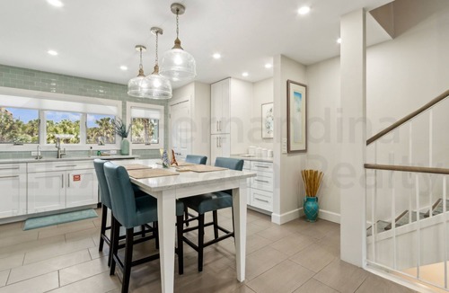 Fernandina Beach House | Oceanfront townhouse on south end of Island. Easy access to beach; vehicles permitted on beach.