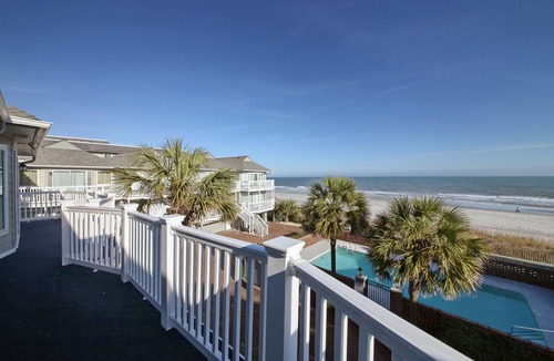 Surfside Beach House | Oceanfront Townhome w/pool, a few steps from the beach!