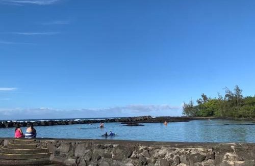 Keaukaha House | Oceanfront Views Balcony + Top Hilo Location