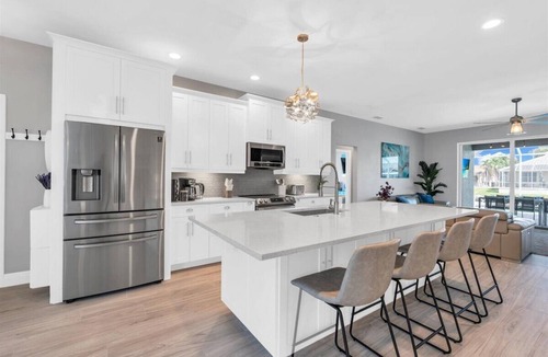 Fort Myers House | OCEANLUX-Luxury+Gulf Access+Heated Pool+Kayaks+Golf+Chefs Kitchen+Games