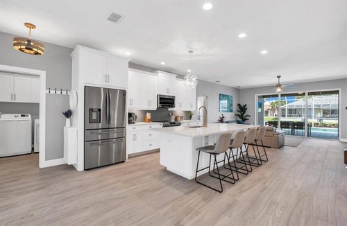Fort Myers House | OCEANLUX-Luxury+Gulf Access+Heated Pool+Kayaks+Golf+Chefs Kitchen+Games