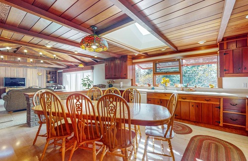 Mendocino House | Oceanview home - Hot tub & Steps to Russian Gulch