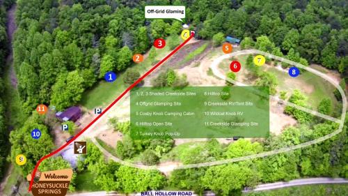 Cosby House | Off-Grid Creekside Tent Ideal for a Glamping Experience in Cosby, Tennessee