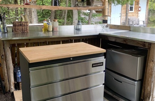 Silver Water Cabin | Off Grid Experience on the most unique alvar rock beach on Manitoulin Island.