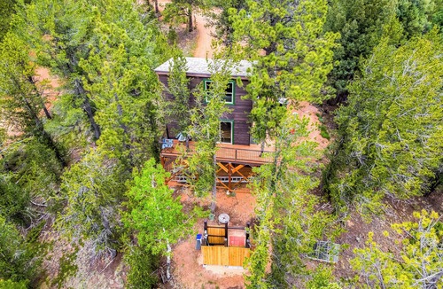 Divide Cabin | Off-Grid Tiny House Treehouse, re-live your childhood fantasy and dream!