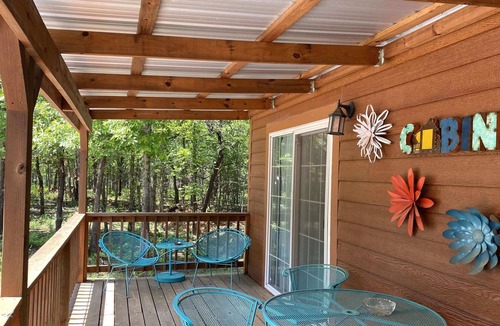 Okmulgee County Cabin | OK40 Ranch North Cabin in the woods