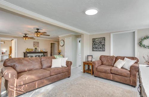 Fort Cobb House | Oklahoma Home Near Lake w/Patio, Grill & Chiminea