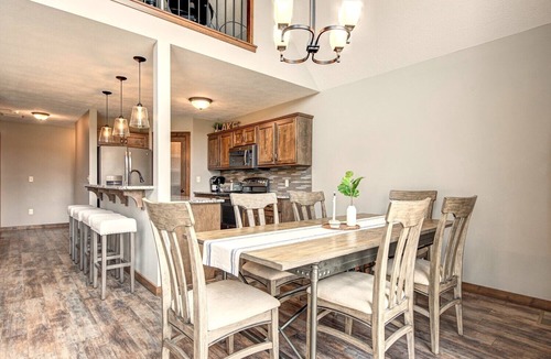 Spirit Lake House | Okoboji Oasis: High-end cabin with pool, fire pit, and two king beds