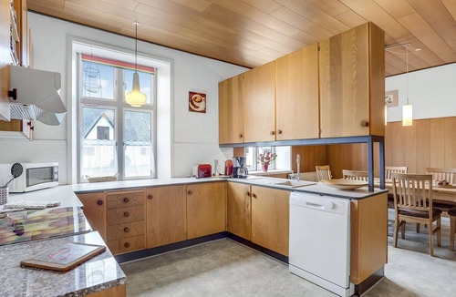Tonder House | Older property in a rural setting with views of the water tower in Tønder.