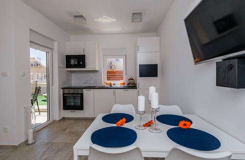 Veliki Drvenik Apartment | Olea Resort, 50m2, Teilweise Meerblick
