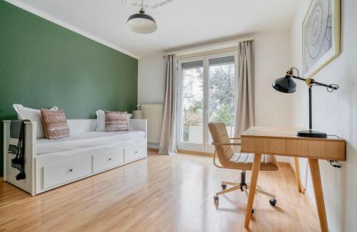 Wipkingen Apartment | Olive Suite Zürich - 90 qm, 3 Schlafzimmer, Balkon & moderne Küche