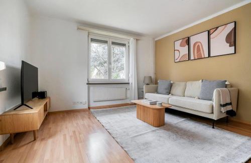 Wipkingen Apartment | Olive Suite Zürich - 90 qm, 3 Schlafzimmer, Balkon & moderne Küche