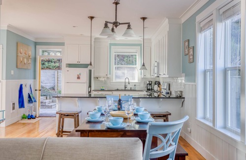 Olivia Beach House | Olivia Beach Craftsman Fully Equipped for Fun, with Two Wrap Decks, Hot Tub!