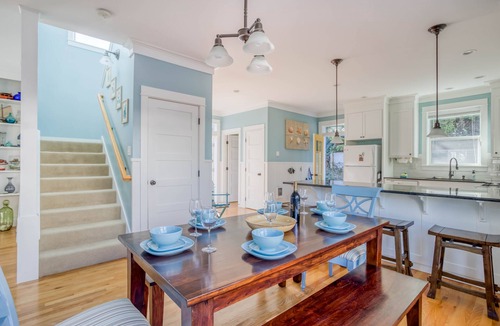 Olivia Beach House | Olivia Beach Craftsman Fully Equipped for Fun, with Two Wrap Decks, Hot Tub!