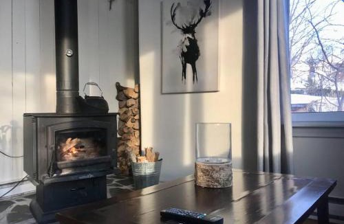 Saint-Laurent-de-l'ile d'Orleans Ski Chalet | Om chalet 2 avec spa et foyer bordé du fleuve