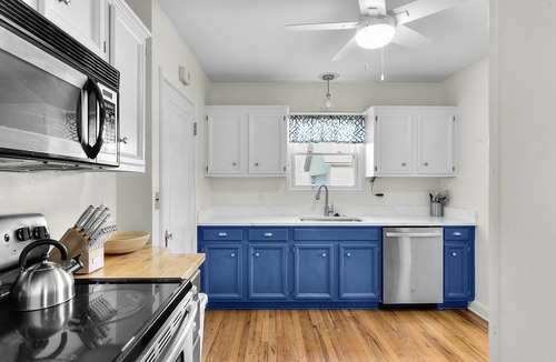 Westside House | Omaha Tudor Retreat Home