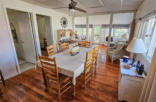 Moravia Cottage | ON LAKE! Peaceful Private Level Beach, Pet Friendly,Stream,Dock,Woods,Rowboat!