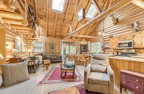 Lake Luzerne Cabin | On-Site Pond & Trails: Lake Luzerne Cabin