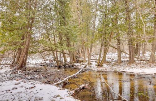 Paris House | On-Site Trails & Trout Stream! NW Michigan Escape
