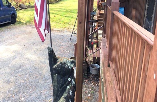 Town of Benson House | ON THE RIVER/ADK A Frame 2 Bedroom WITH full kitchen.
