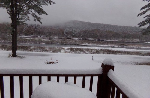 Town of Benson House | ON THE RIVER/ADK A Frame 2 Bedroom WITH full kitchen.