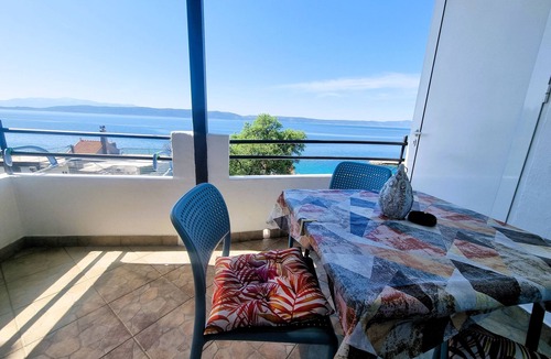 Zivogosce Apartment | One bedroom apartment with balcony and sea view Živogošće - Porat, Makarska (A-16289-c)