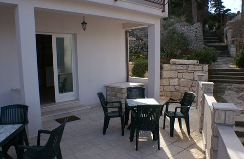Cove Tri Zala (Zrnovo) Apartment | One bedroom apartment with terrace and sea view Korčula (A-4349-c)