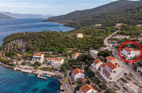 Kneza Apartment | One bedroom apartment with terrace and sea view Kneža, Korčula (A-21863-a)