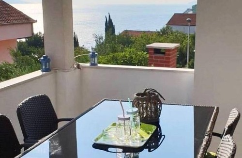 Podaca Apartment | One bedroom apartment with terrace and sea view Podaca, Makarska (A-6875-a)
