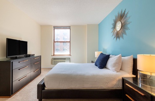Hoboken Apartment | One Bedroom in Waterfront Building with NYC Views