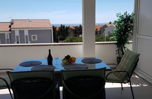 Novalja Apartment | One-Bedroom Sea View Apartment