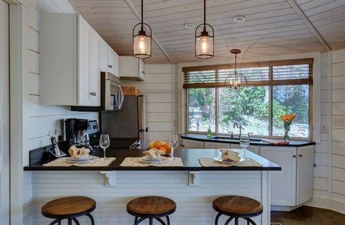Highlands Cabin | One Block From Main Street. Somehow Completely Peaceful | Old Farm Road Cottage