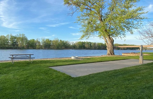 Grand Haven House | One Grand Place: Cozy RV - Private Waterfront, Relaxing, Amazing Sunsets
