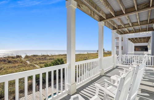 North Myrtle Beach House | One Happy Place, Luxury Oceanfront House in Cherry Grove, Pool and Spa