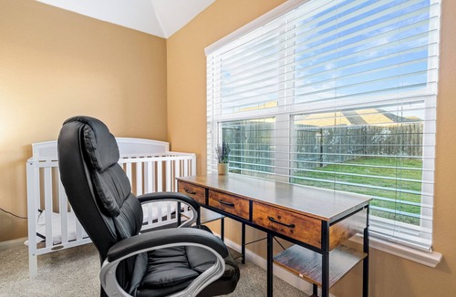 Crowley House | One level home, Foosball, Crib, Office space, Yard