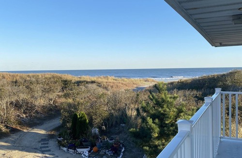 Leeds Point Condo | Only steps to the sand!