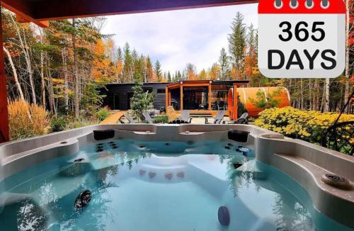 Petite-Riviere-Saint-Francois Ski Chalet | ONNEA - Magical Chalet & Spa - Sauna - Fireplace - EV Chrger - AC