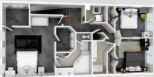 Urbana Apartment | Open Floor Plan, Spa Tub, Fully Stocked Kitchen, King Bed