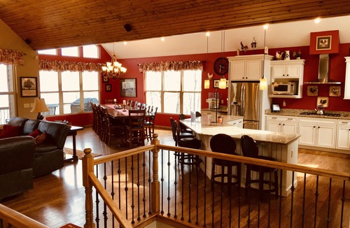 Big Creek House | Open June 12-18 & July 31-Aug 6,Lakefront, Hot Tub, 2 Story Dock, 2 kitchens