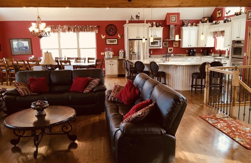 Big Creek House | Open June 12-18 & July 31-Aug 6,Lakefront, Hot Tub, 2 Story Dock, 2 kitchens