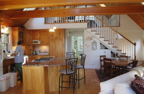 South Bristol House | Open Plan Shorefront Home With Dock And Sunsets