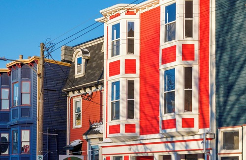 Downtown St. John's Apartment | Orange Suite at Jellybean House